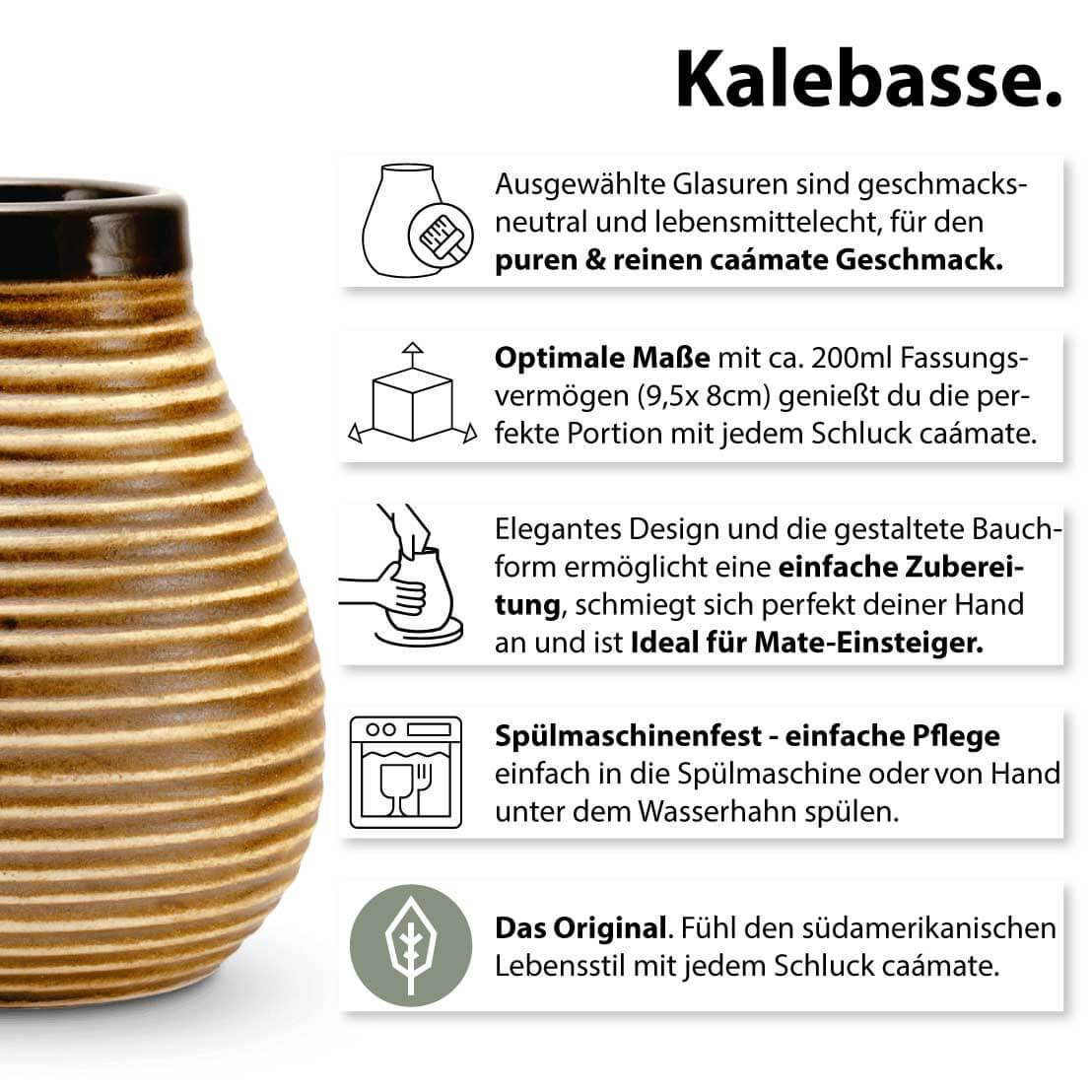 Mate-set keramiek