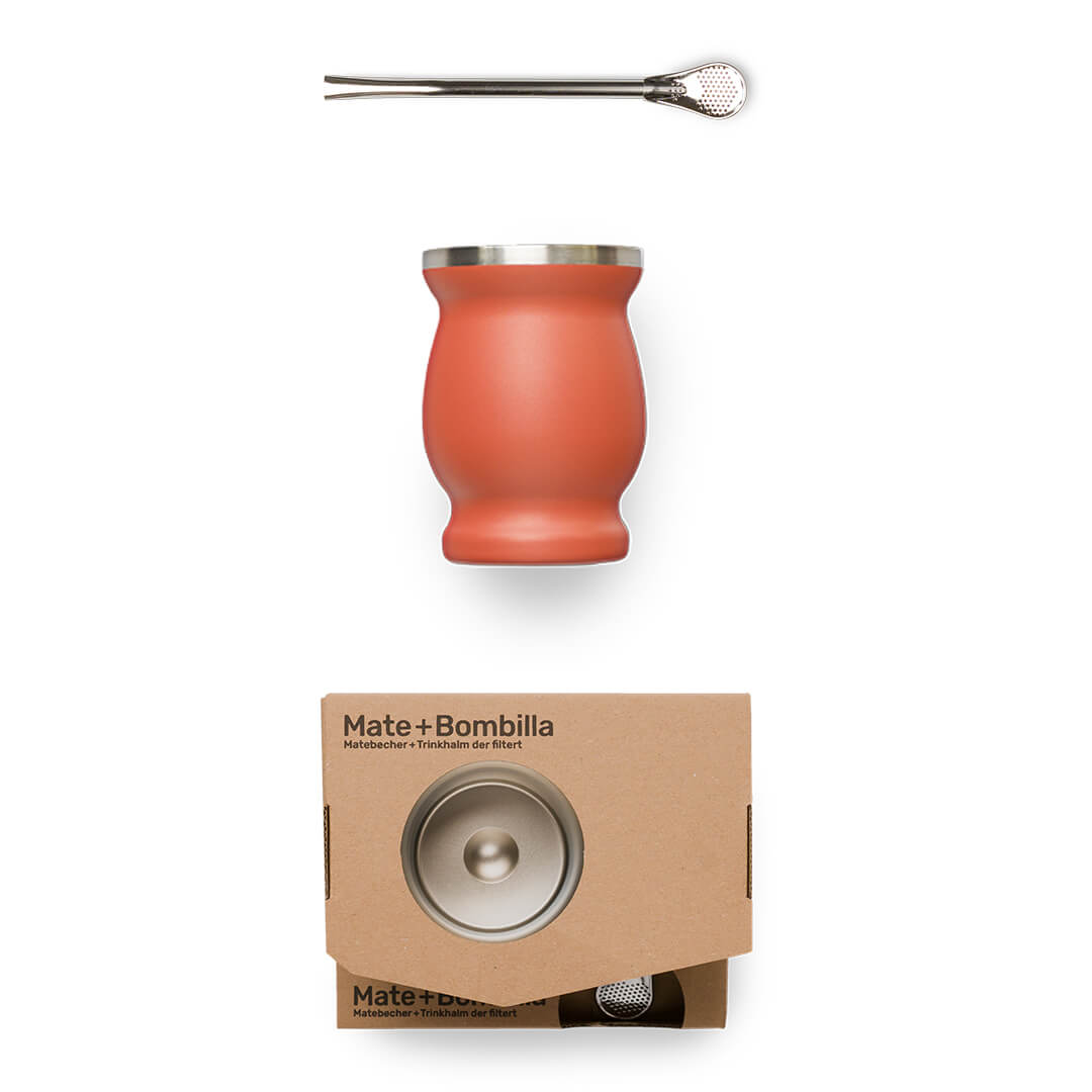 Edelstahl Mate + Bombilla