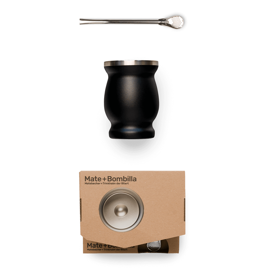 Edelstahl Mate + Bombilla