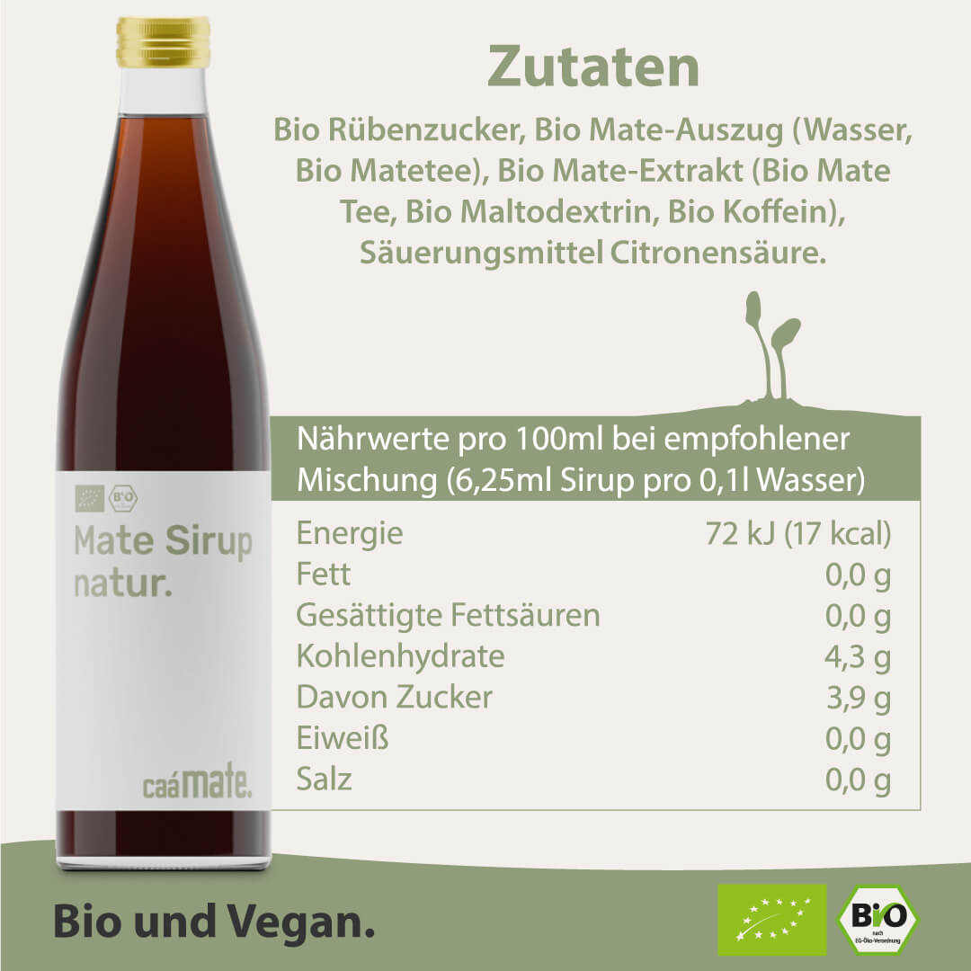 Biomate-siroop natuur 500 ml