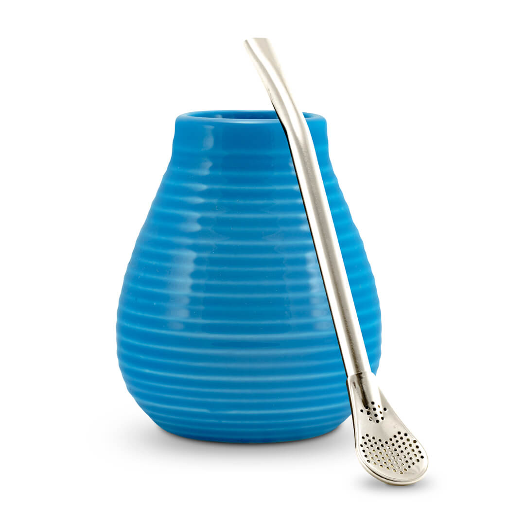 Keramische matebeker + bombilla