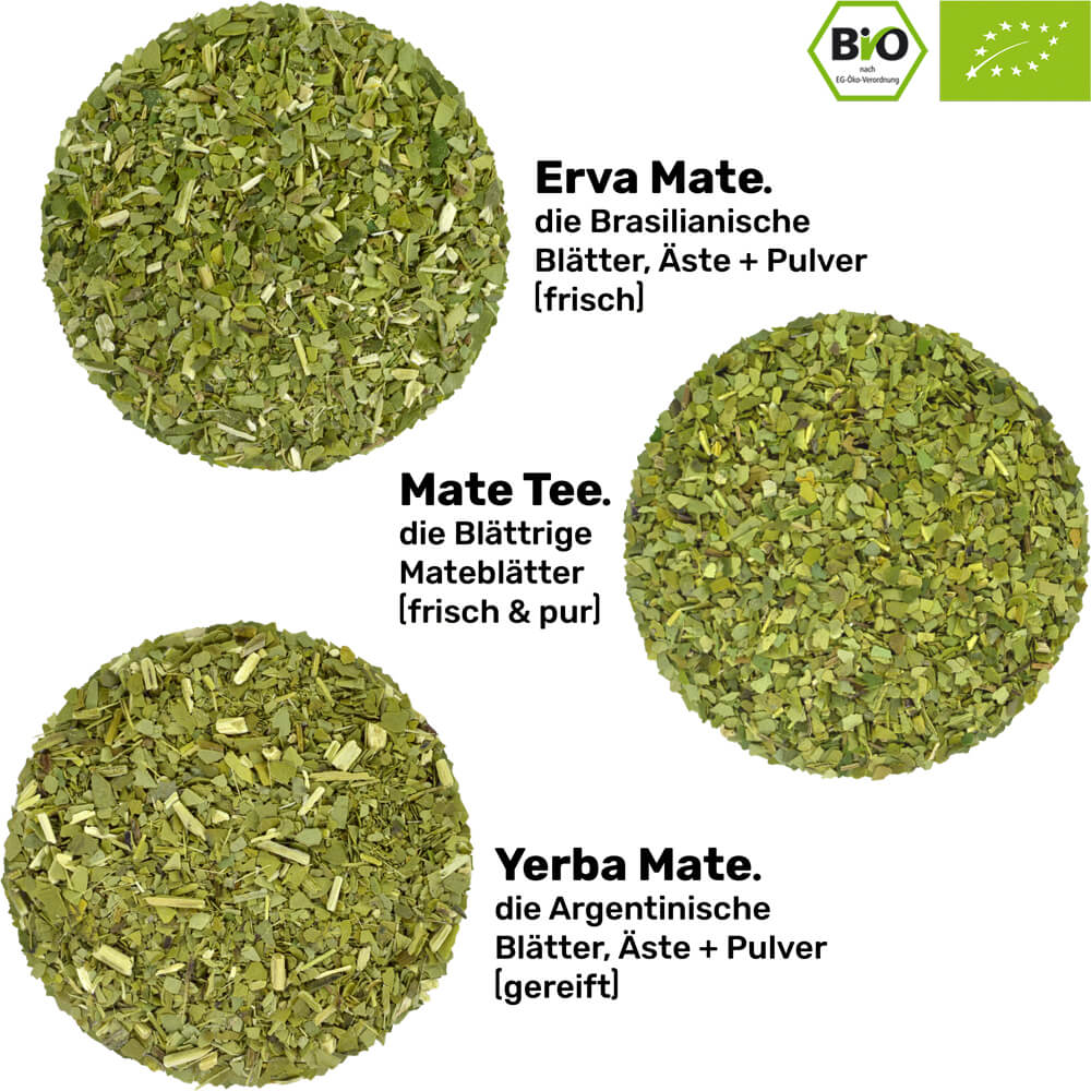 Mate-set voor 2 personen van keramiek