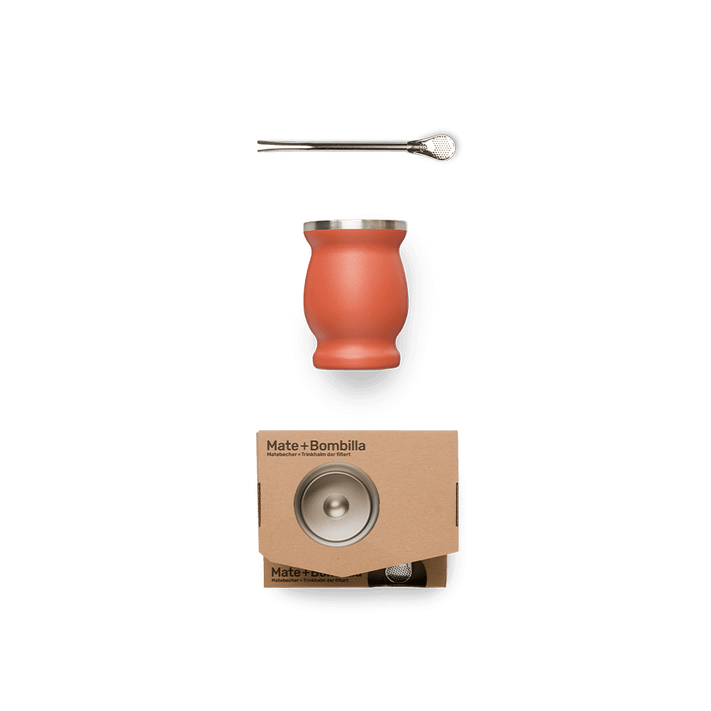 Edelstahl Mate + Bombilla